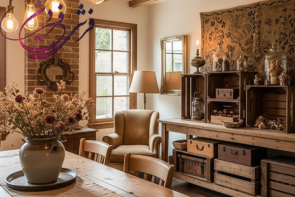 Rugs for rustic decoration